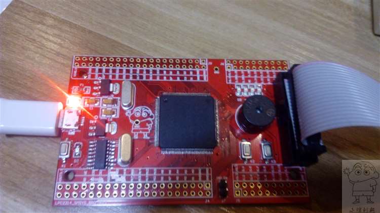 lpc2214单片机核心板 arm7最小系统电路（protel硬件原理图+PCB文件+测试C源码）