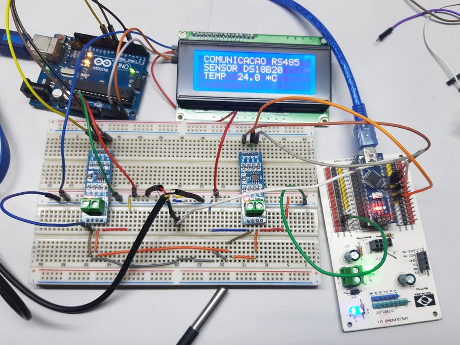 Rs485 Serial Communication Between Arduino Uno And Arduino 5298