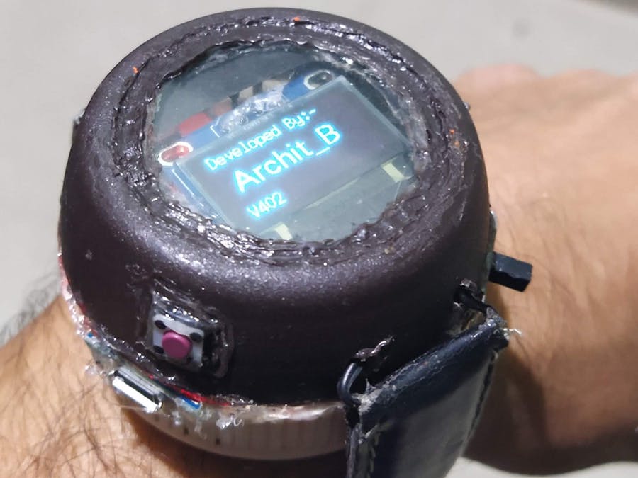 DIY Arduino蓝牙智能手表