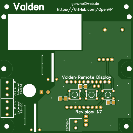基于Valden的远程热泵显示器