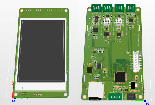 基于STC32G的TFT液晶显示面板（带CAN、LIN、485通讯）