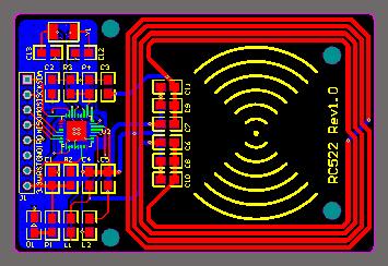 MFRC522+RC522+RFID射频+IC卡感应模块