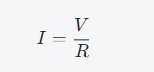 计算电流的公式
